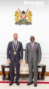 Hazar Imam with President Ruto of Kenya  2025-08-26